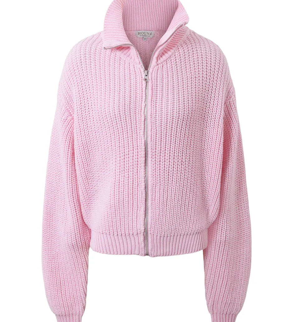 Striktrøjer|Hound Cardigan - Strik - Light Pink