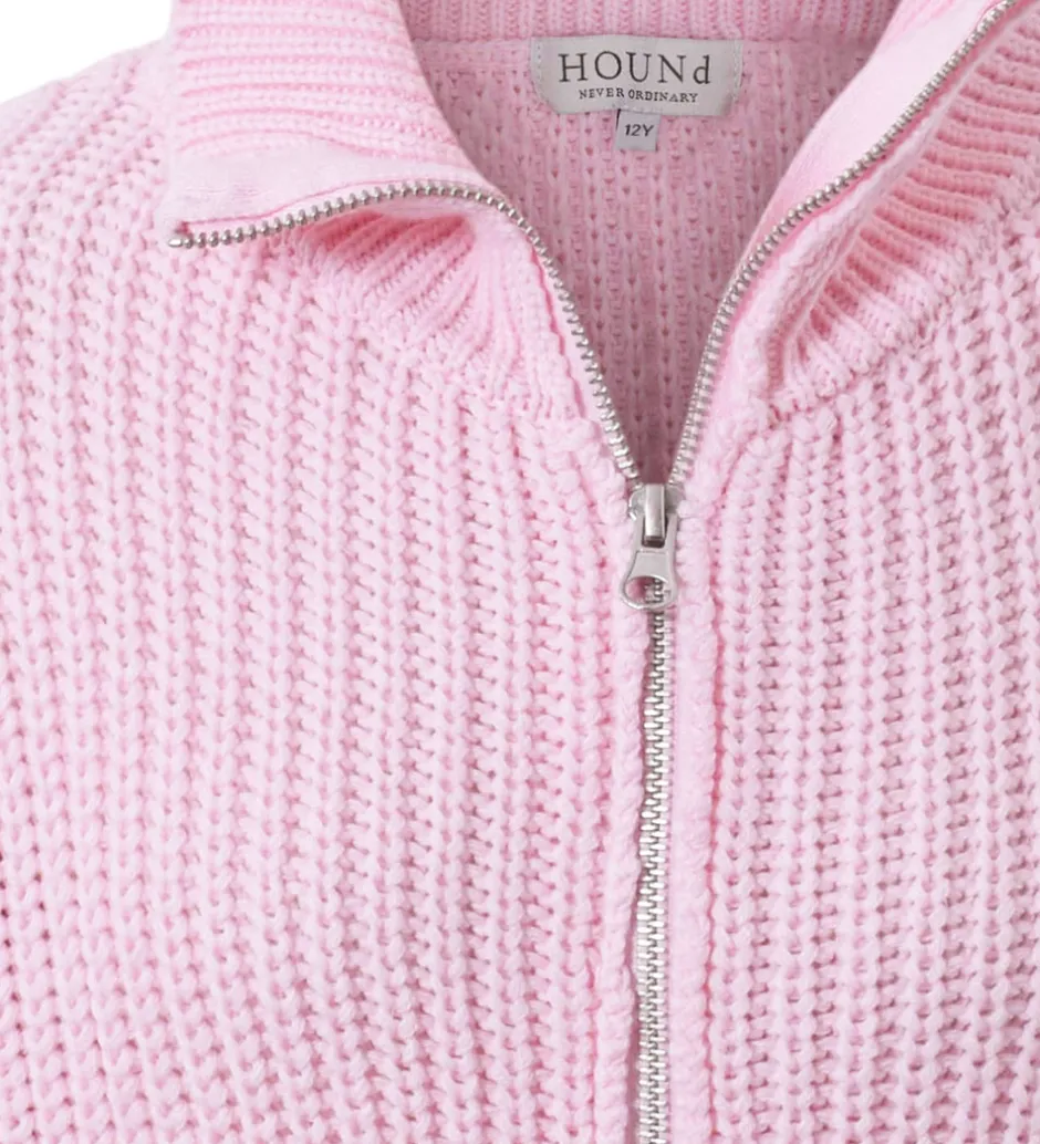 Striktrøjer|Hound Cardigan - Strik - Light Pink
