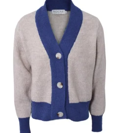 Striktrøjer|Hound Cardigan - Strik - Rib - Cobalt Blue