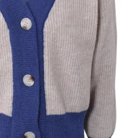 Striktrøjer|Hound Cardigan - Strik - Rib - Cobalt Blue