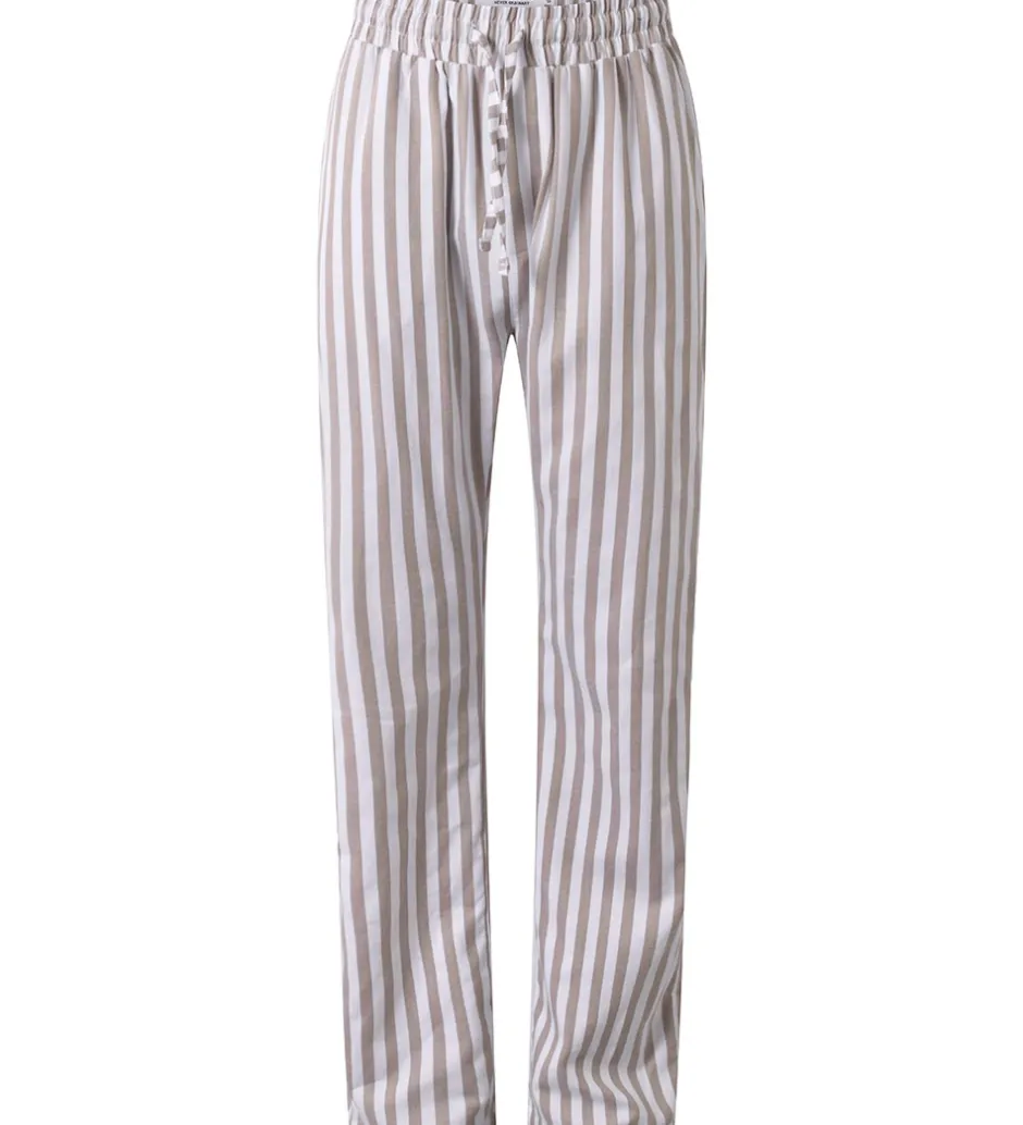 Nattøj|Hound Natbukser - Grå/Hvidstribet