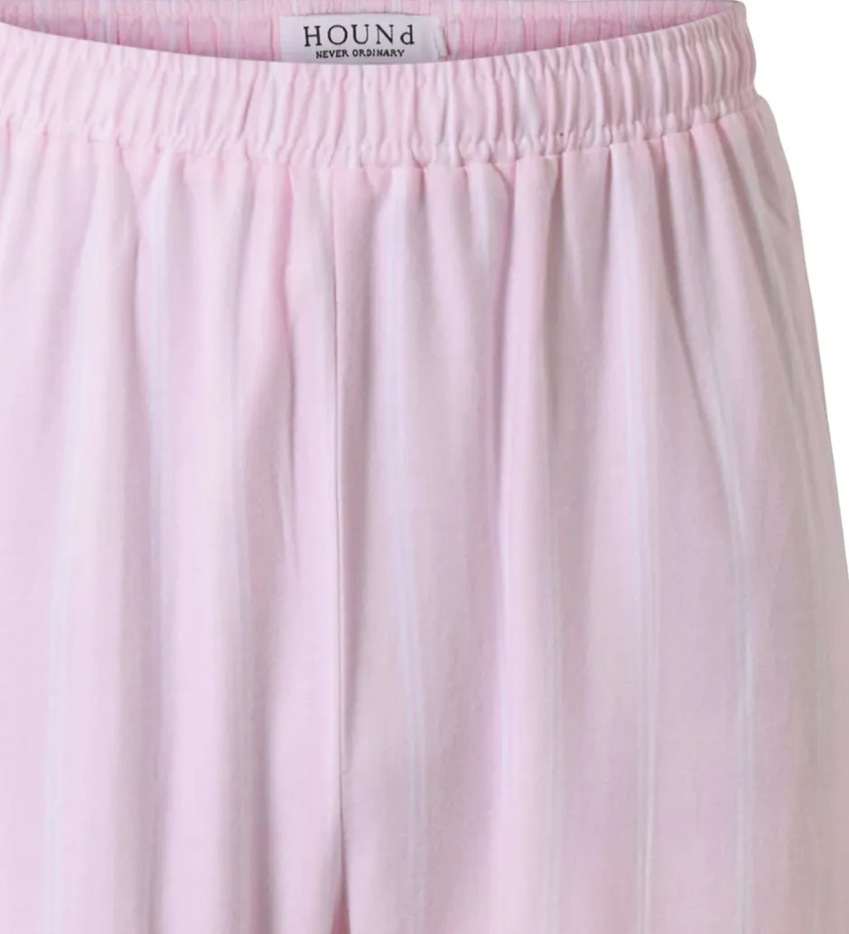 Nattøj|Hound Natbukser - Rosa/Hvidstribet