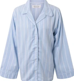 Nattøj|Hound Natskjorte - Lyseblå/Hvidstribet