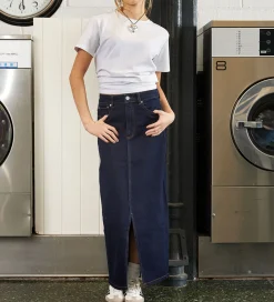 Nederdele|Hound Nederdel - Maxi Denim - Dark Blue Used