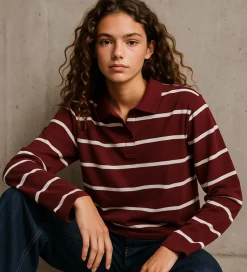 T-Shirts|Hound Polobluse - Rugby - Burgundy