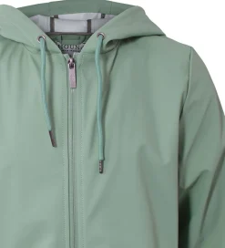 Regntøj|Hound Regnfrakke - PU - Støvet Grøn