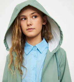 Regntøj|Hound Regnfrakke - PU - Støvet Grøn