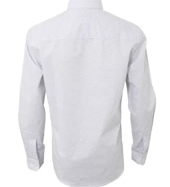 Konfirmationstøj|Hound Skjorte - All Over Print - Hvid m. Blå