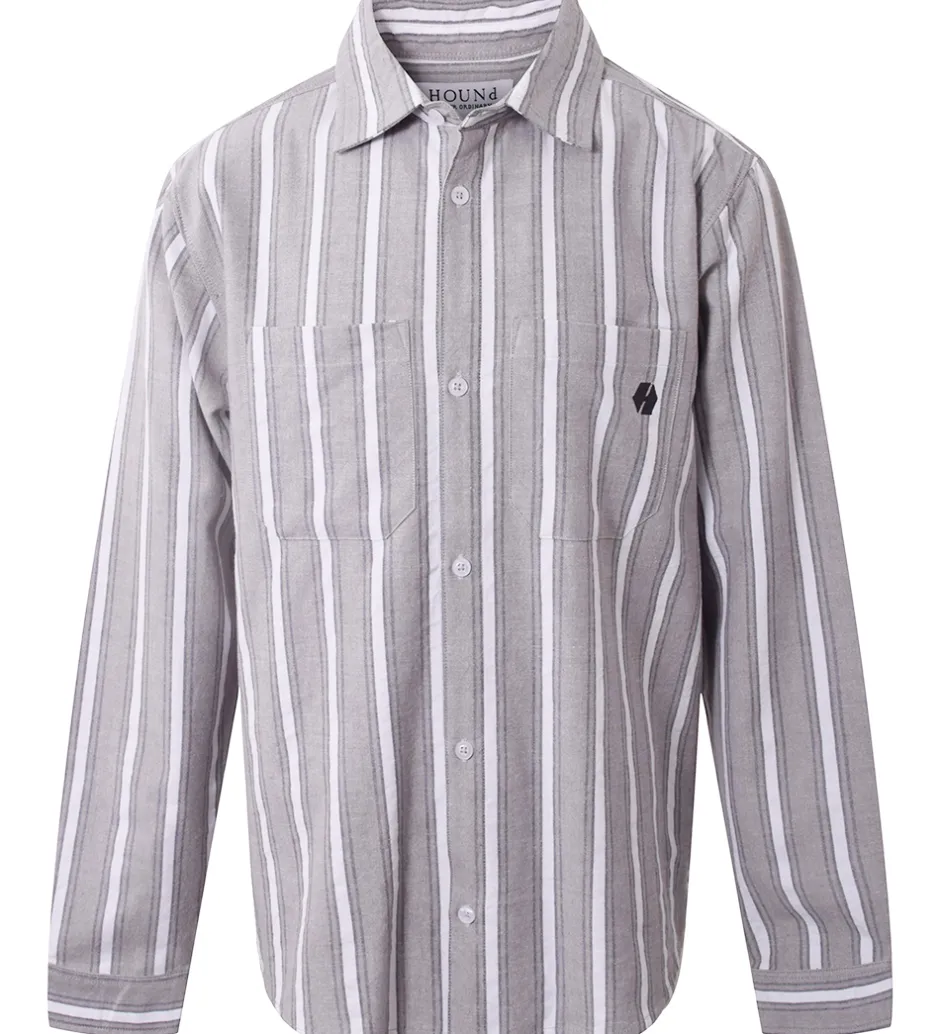 Konfirmationstøj|Hound Skjorte - Dark Grey