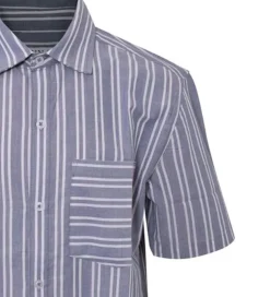 Konfirmationstøj|Hound Skjorte - Deep Blue/White Striped