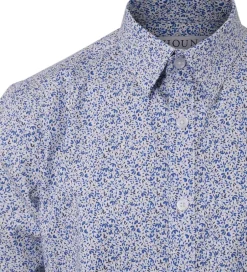 Konfirmationstøj|Hound Skjorte - Hvid m. Blomster