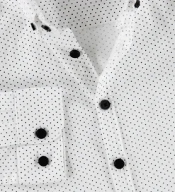 Konfirmationstøj|Hound Skjorte - Hvid m. Prikker