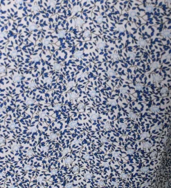 Konfirmationstøj|Hound Skjorte - Hvid/Blå m. Blomster