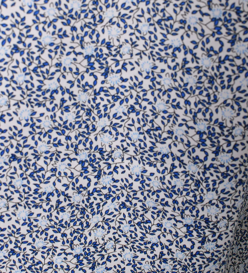 Konfirmationstøj|Hound Skjorte - Hvid/Blå m. Blomster