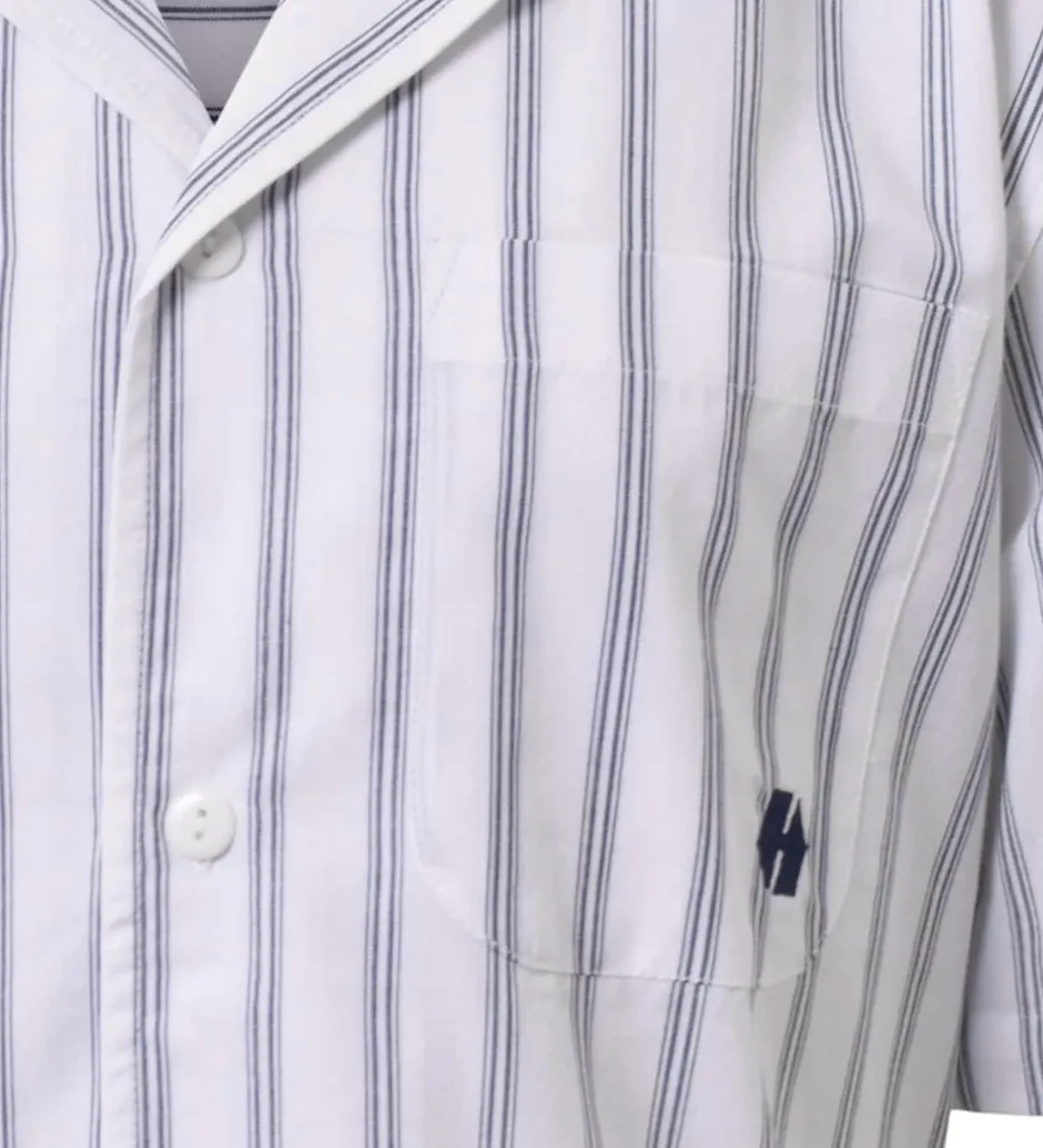 Skjorter|Konfirmationstøj|Hound Skjorte - Striped - Hvid/Navy