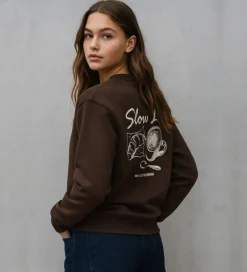 Pigetøj|Sweatshirts|Hound Sweatshirt - HdSofia - Dark Brown