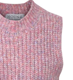 Veste|Hound Vest - Chunky - Strik - Lavender