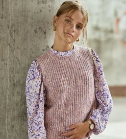 Veste|Hound Vest - Chunky - Strik - Lavender