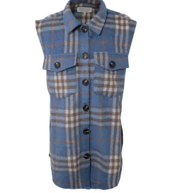 Veste|Hound Vest - Plaid - Blå m. Tern