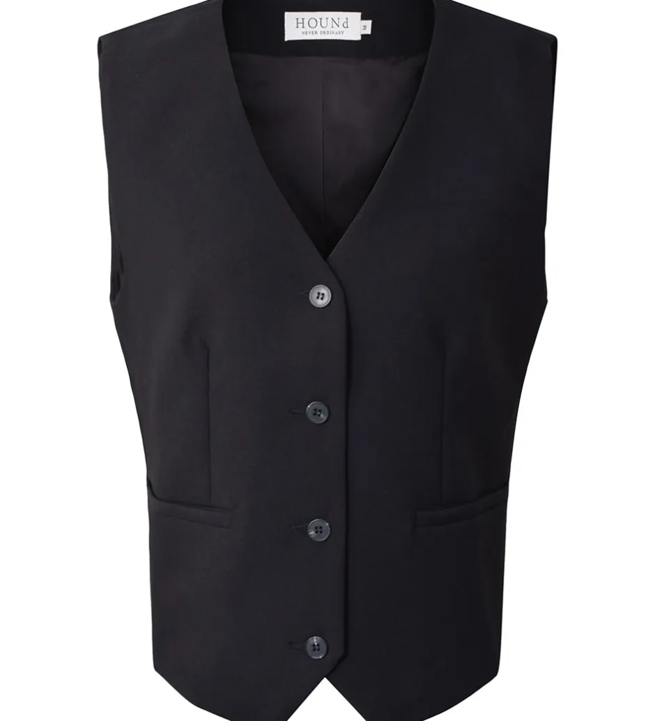 Veste|Konfirmationstøj|Hound Vest - Sort