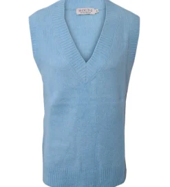 Veste|Hound Vest - Strik - Lyseblå