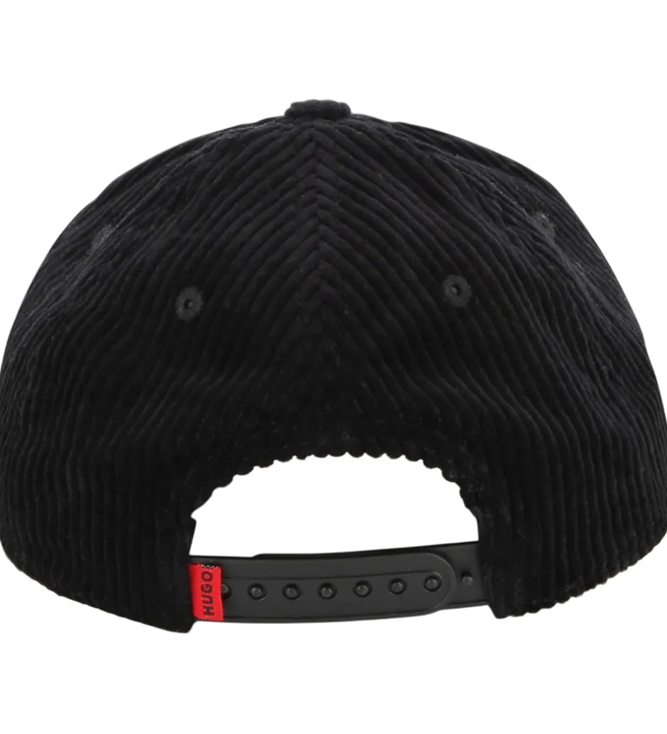 Kasketter|HUGO Kasket - Fløjl - Sort