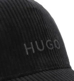Kasketter|HUGO Kasket - Fløjl - Sort