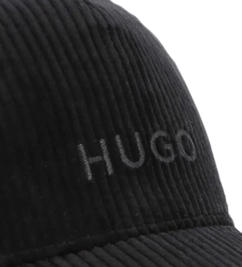 Kasketter|HUGO Kasket - Fløjl - Sort