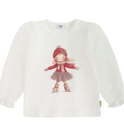 Bluser|Juletøj|Hust and Claire Bluse - HCAlma - Sugar m. Skøjter