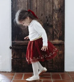 Bluser|Juletøj|Hust and Claire Bluse - HCAlma - Collar - Sugar m. Krave