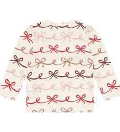 Bluser|Juletøj|Hust and Claire Bluse - Rib - HCAmma - Sugar m. Sløjfer