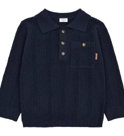 Bluser|Juletøj|Hust and Claire Bluse - Strik - HCPelle Structure - More Navy