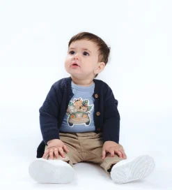 Bodyer|Hust and Claire Body l/æ - HCBilly - Faded Blue m. Print