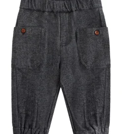 Bukser Og Jeans|Juletøj|Hust and Claire Bukser - HCTue - Herringbone - Grey Blend