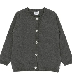 Striktrøjer|Hust and Claire Cardigan - Strik - Cara - Grå Melange