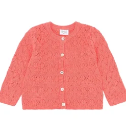 Striktrøjer|Hust and Claire Cardigan - Strik - Cilja - Wild Coral