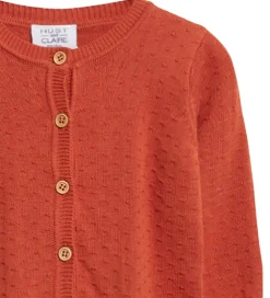 Striktrøjer|Hust and Claire Cardigan - Strik - Cammi - Orange