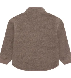 Fleece|Hust and Claire Fleecejakke - Emi - Uld - Deer Melange