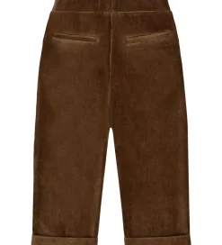 Bukser Og Jeans|Juletøj|Hust and Claire Fløjlsbukser - HCGarry Ottoman - Brown stone