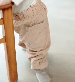 Bukser Og Jeans|Pigetøj|Hust and Claire Fløjlsbukser - HCTrine - Rugby Tan