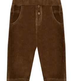 Bukser Og Jeans|Juletøj|Hust and Claire Fløjlsbukser - HCGordon Ottoman - Brown stone