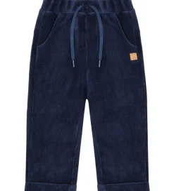 Bukser Og Jeans|Juletøj|Hust and Claire Fløjlsbukser - HCGarry Ottoman - More Navy