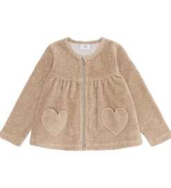 Kjoler|Hust and Claire Fløjlskjole - HCSicillia - Biscuit