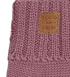 Handsker Og Luffer|Hust and Claire Handsker - Uld - Strik - HCFesto - Pale Mauve