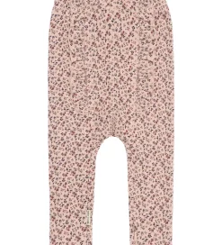 Leggings|Hust and Claire Leggings - HCLaerke - Rugby Tan m. Blomster