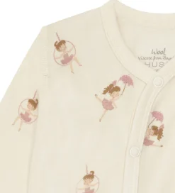 Nattøj|Hust and Claire Natdragt - Uld/Bambus Viskose - Manu - Off White