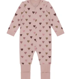 Nattøj|Hust and Claire Natdragt - Uld/Bambus Viskose - HCManu Hearts Pu