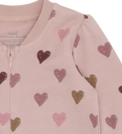 Nattøj|Hust and Claire Natdragt - Uld/Bambus Viskose - HCManu Hearts Pu