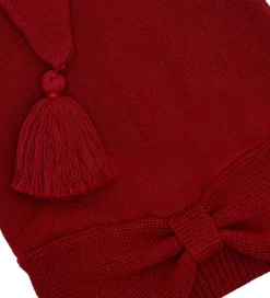 Unisex-Tøj|Juletøj|Hust and Claire Nissehue - HCFelone - Teaberry m. Sløjfe