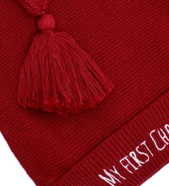 Unisex-Tøj|Juletøj|Hust and Claire Nissehue - HCFritzie - Teaberry m. My First Chri